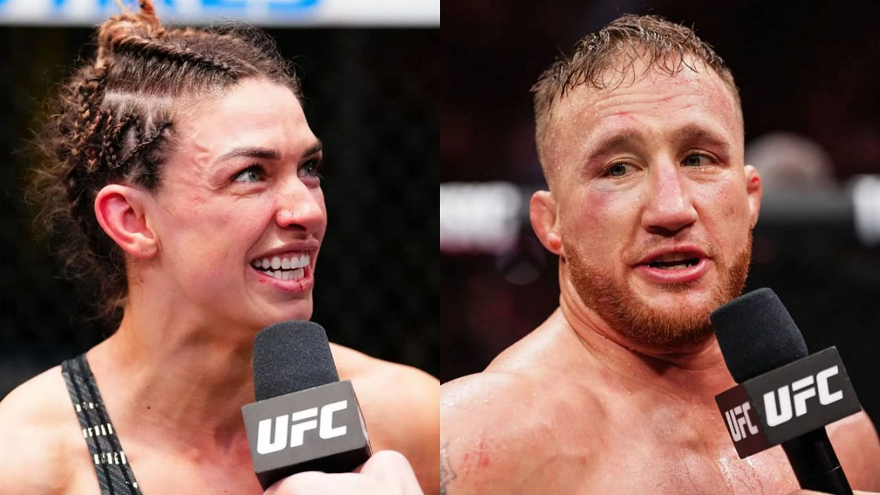 Mackenzie Dern (Left) and Justin Gaethje (Right)