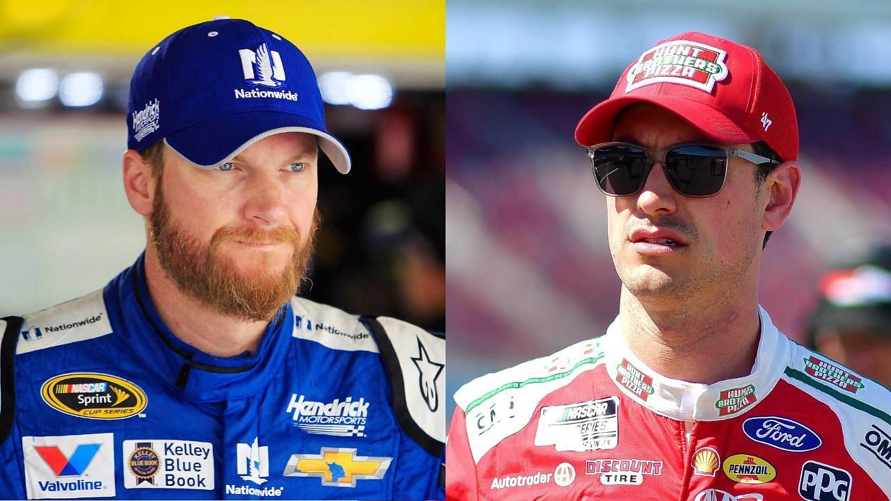 Dale Earnhardt Jr. and Joey Logano