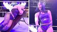 Rhea Ripley falls asleep in the ring after defeating major star