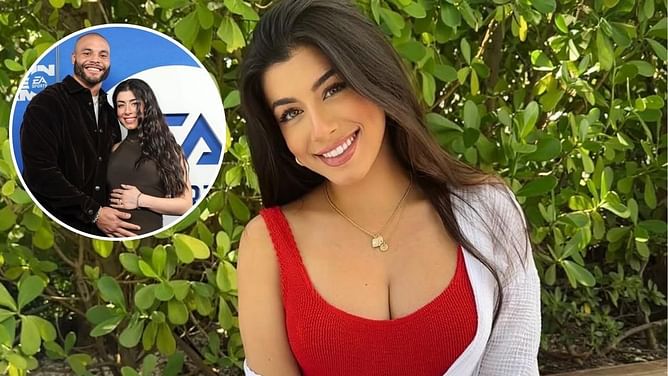 Dak Prescott’s fiancée Sarah Jane Ramos embraces pregnancy glow as they prepare for round two of parenthood