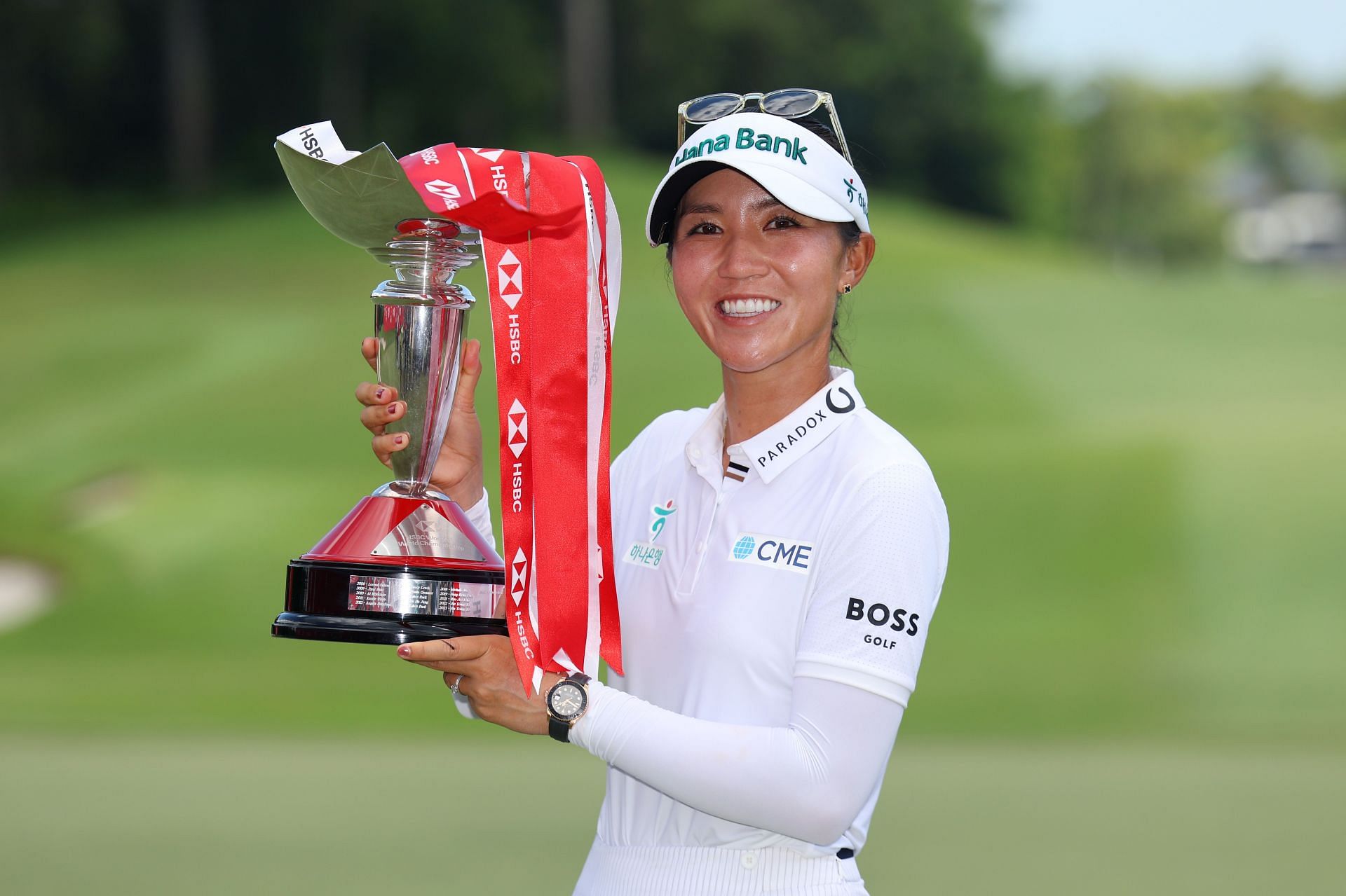 Lydia Ko after winning the 2025 HSBC Women&#039;s World Championship (via Getty)