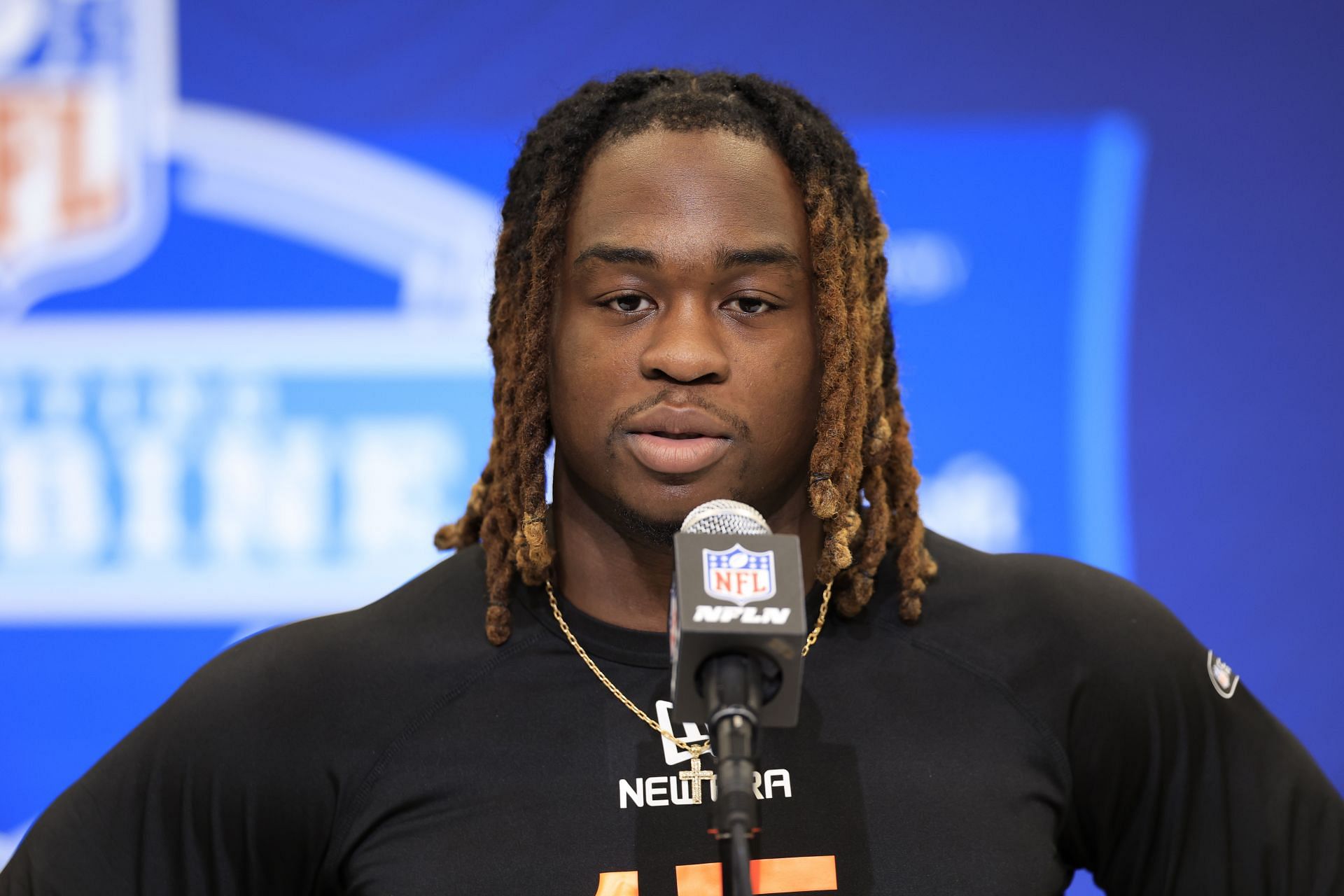 Ashton Jeanty during 2025 NFL Scouting Combine - Source: Getty