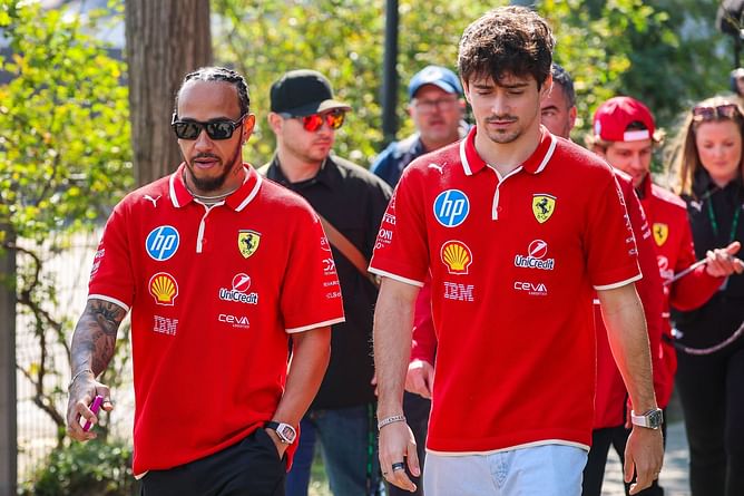Charles Leclerc was severely unhappy with his “undriveable” Ferrari car as teammate Lewis Hamilton secured the sprint win