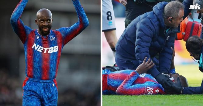Jean-Philippe Mateta shares message for fans on social media after being rushed to hospital following horror incident in FA Cup