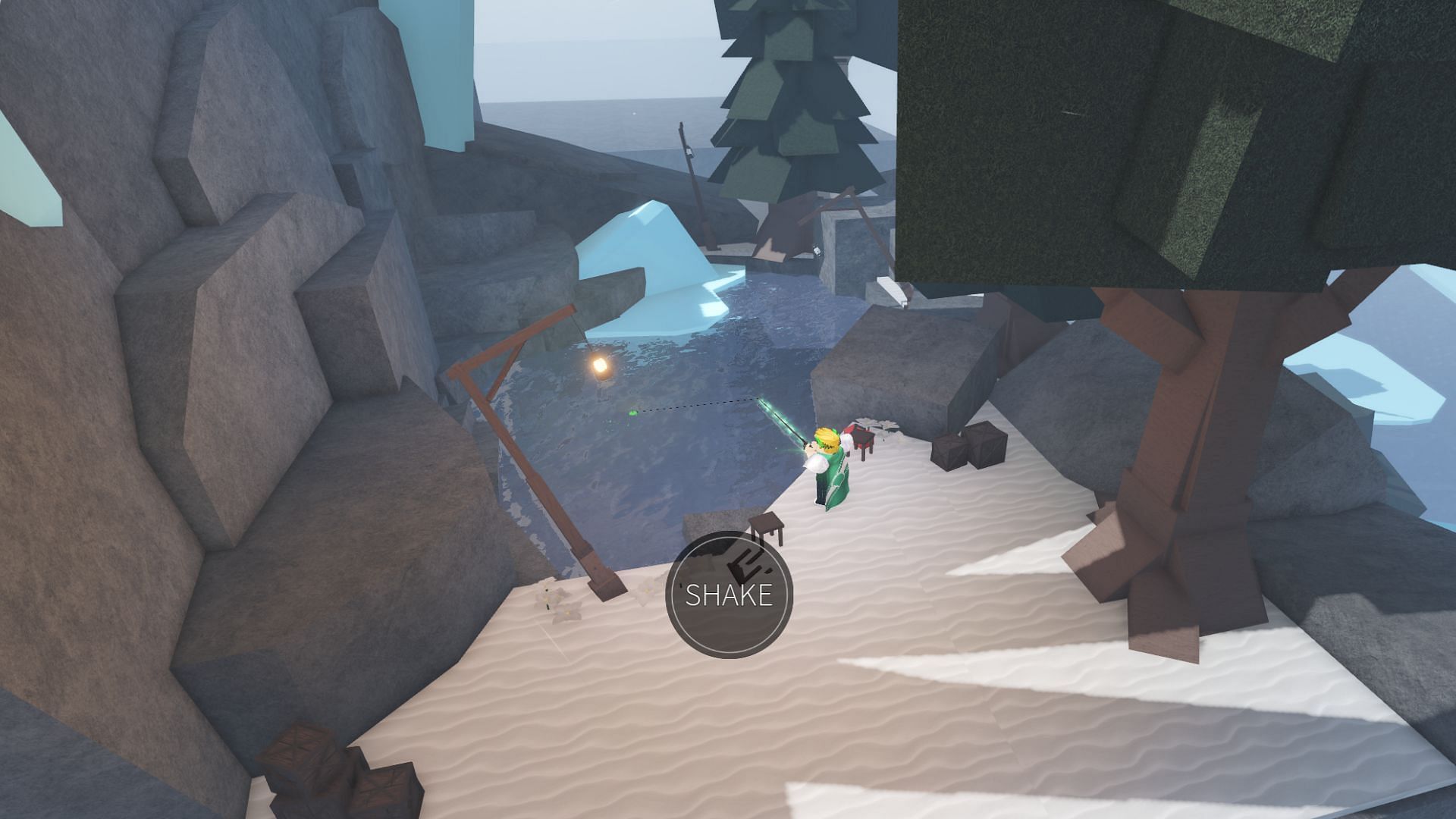 You catch this fish at Snowcap Pond (Image via Roblox)