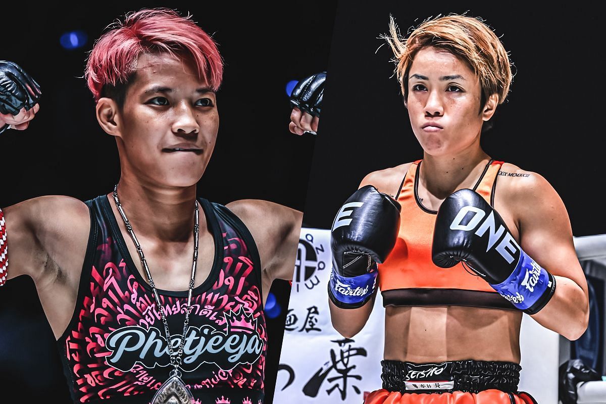 Phetjeeja (L) and Kana (R) | Photo by ONE Championship