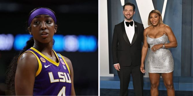Serena Williams' husband Alexis Ohanian drops 3-word reaction as women lead most-followed March Madness stars list ft. Flau’Jae Johnson