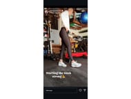 Sharapova’s Instagram story