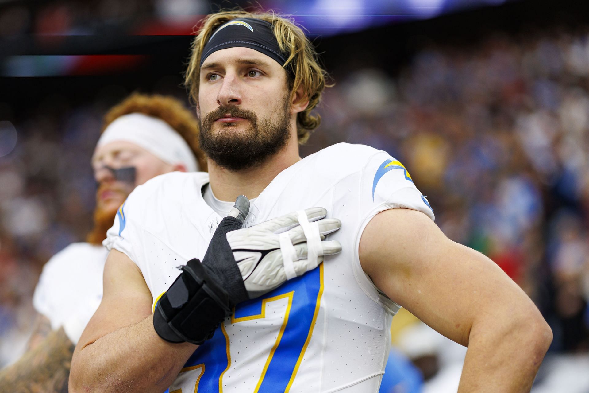 Joey Bosa during AFC Wild Card Playoffs: Los Angeles Chargers v Houston Texans - Source: Getty