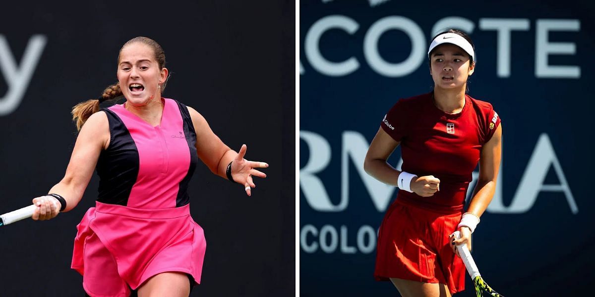 Jelena Ostapenko (L) vs Alexandra Eala (R) preview, (Source: Getty Images)