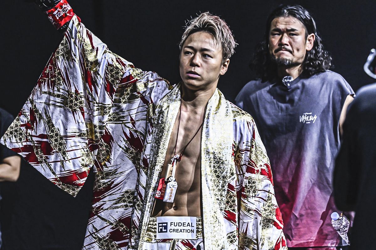 Takeru Segawa says he can already feel the atmosphere of ONE 172. [Photo from ONE Championship]