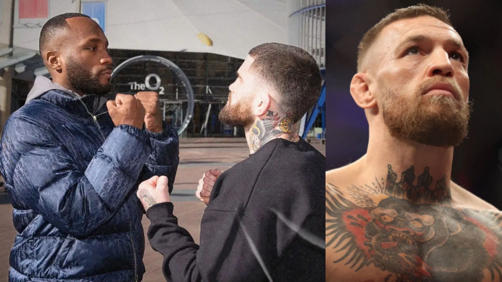 Leon Edwards &amp; Sean Brady (left), Conor McGregor (right) [Images courtesy of Getty Images]