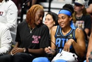 Atlanta Dream teammates Rhyne Howard and Allisha Gray (Image via Getty)