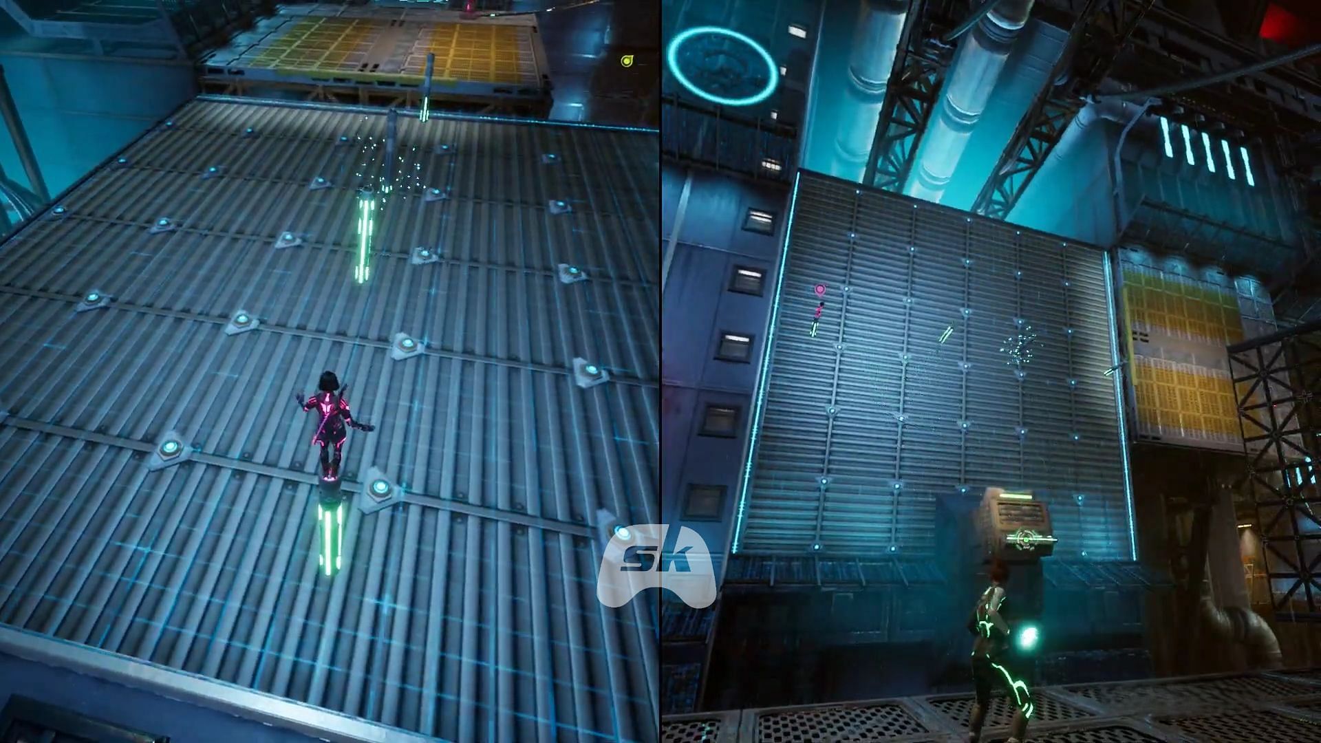 Glimpse from the Electric Grid puzzle in Split Fiction (Image via Sportskeeda Gaming || EA)