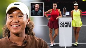 Naomi Osaka oozes style in stunning silver dress at MGM Rewards Slam afterparty after match with Andre Agassi, Aryna Sabalenka