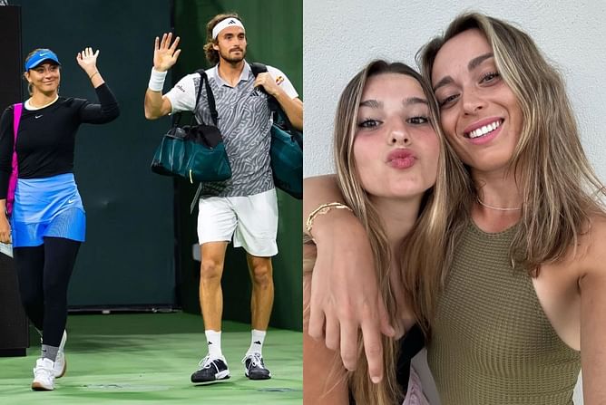 Paula Badosa counts on boyfriend Stefanos Tsitsipas and sister Jana's company after painful end to Miami Open run