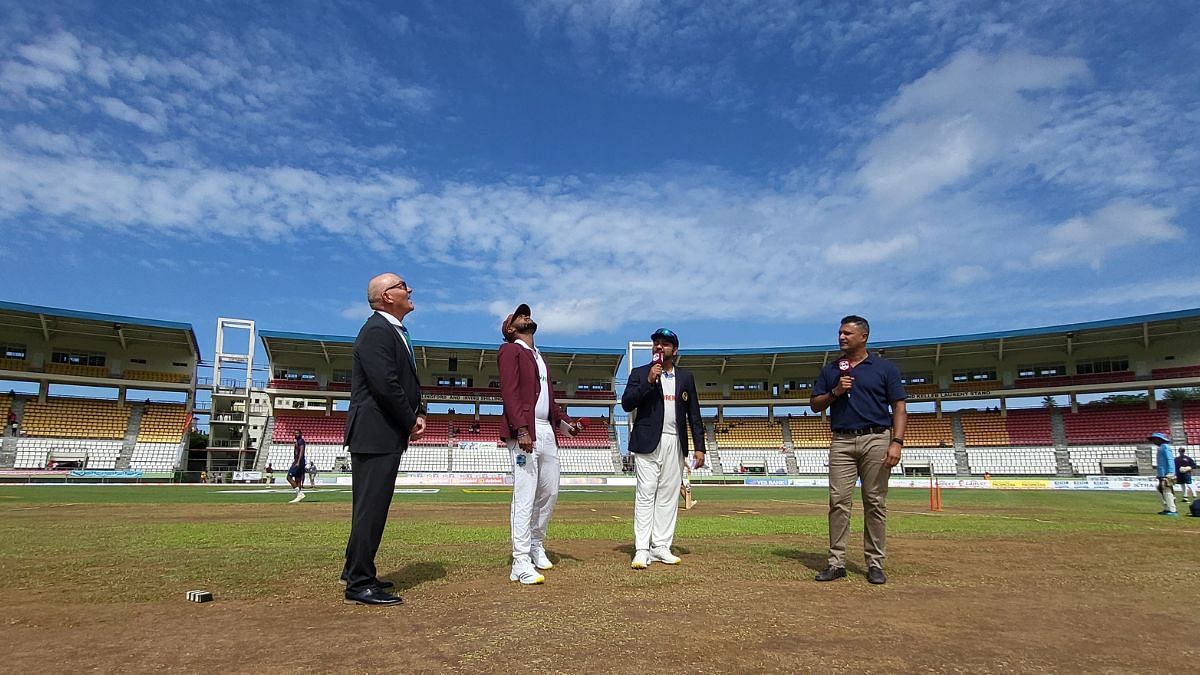  क्रैग ब्रेथवेट और  रोहित शर्मा (Photo Credit_X/@windiescricket)