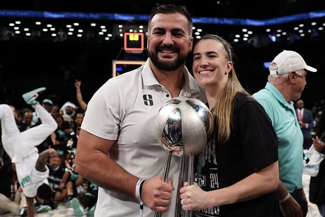 "Loving every step of life": Sabrina Ionescu pens heartfelt note for her husband on anniversary while posting unseen pictures of couple’s big day