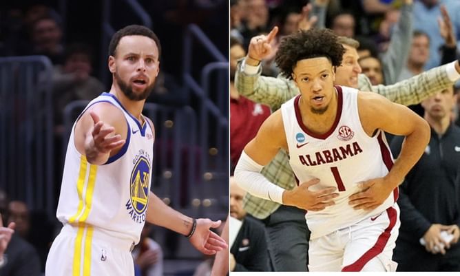 "This kid is on fire": Fans go wild as Mark Sears goes Steph-Curry mode with 10 threes during Alabama vs BYU Sweet 16 game