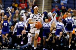 "This is the content we're going with": Hannah Hidalgo's teammate Kylee Watson turns heads in a glamorous dress as she lip-syncs Drake song