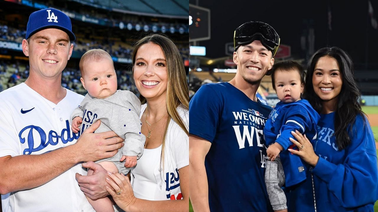 Will Smith with his family (L), Tommy Edman with his family (R) (Images from - Instagram.com/@will.smith, Instagram.com/@kristenedman)