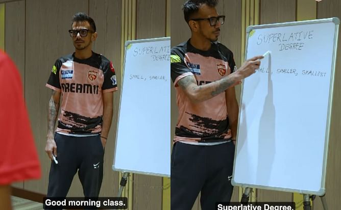 "Professor Yuzi teaching superlatives 101!"- PBKS pays tribute to the highest IPL wicket-taker with an interesting reel ahead of IPL 2025 [Watch]