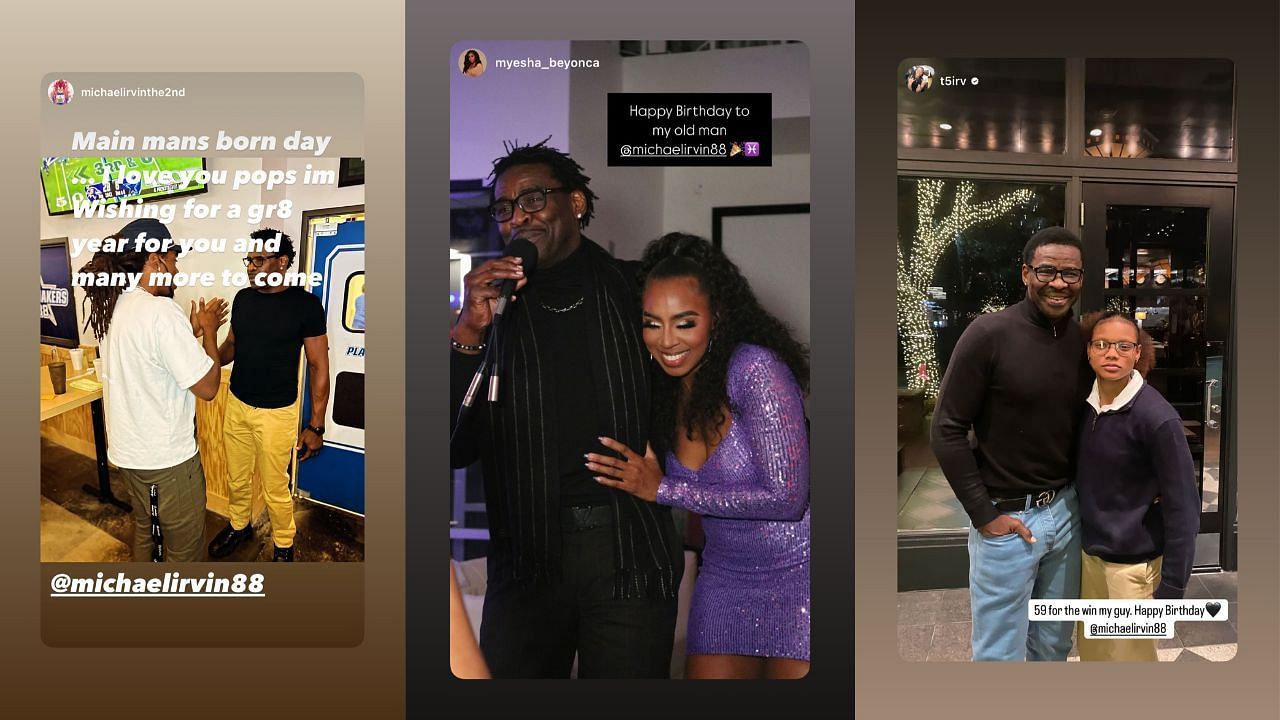 Michael Irvin birthday wishes from daughter Myesha Beyonca and family