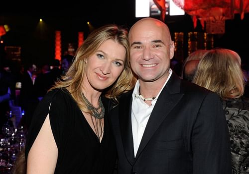 Steffi Graf and Andre Agassi - Source: Getty