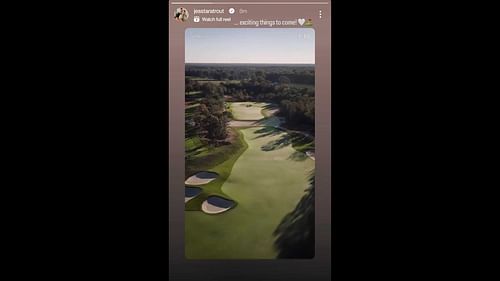 Screenshot of Jessica Trout's Instagram story (Image from - Instagram.com/@jesstaratrout IG Stories)