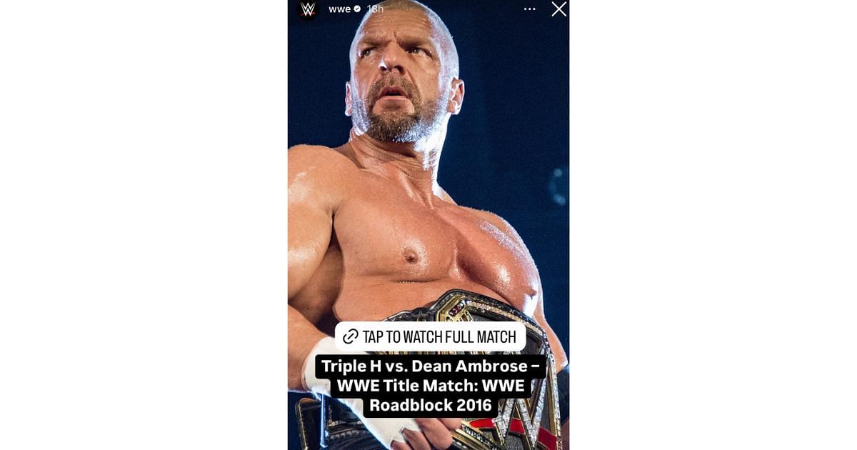 WWE&#039;s Instagram Story