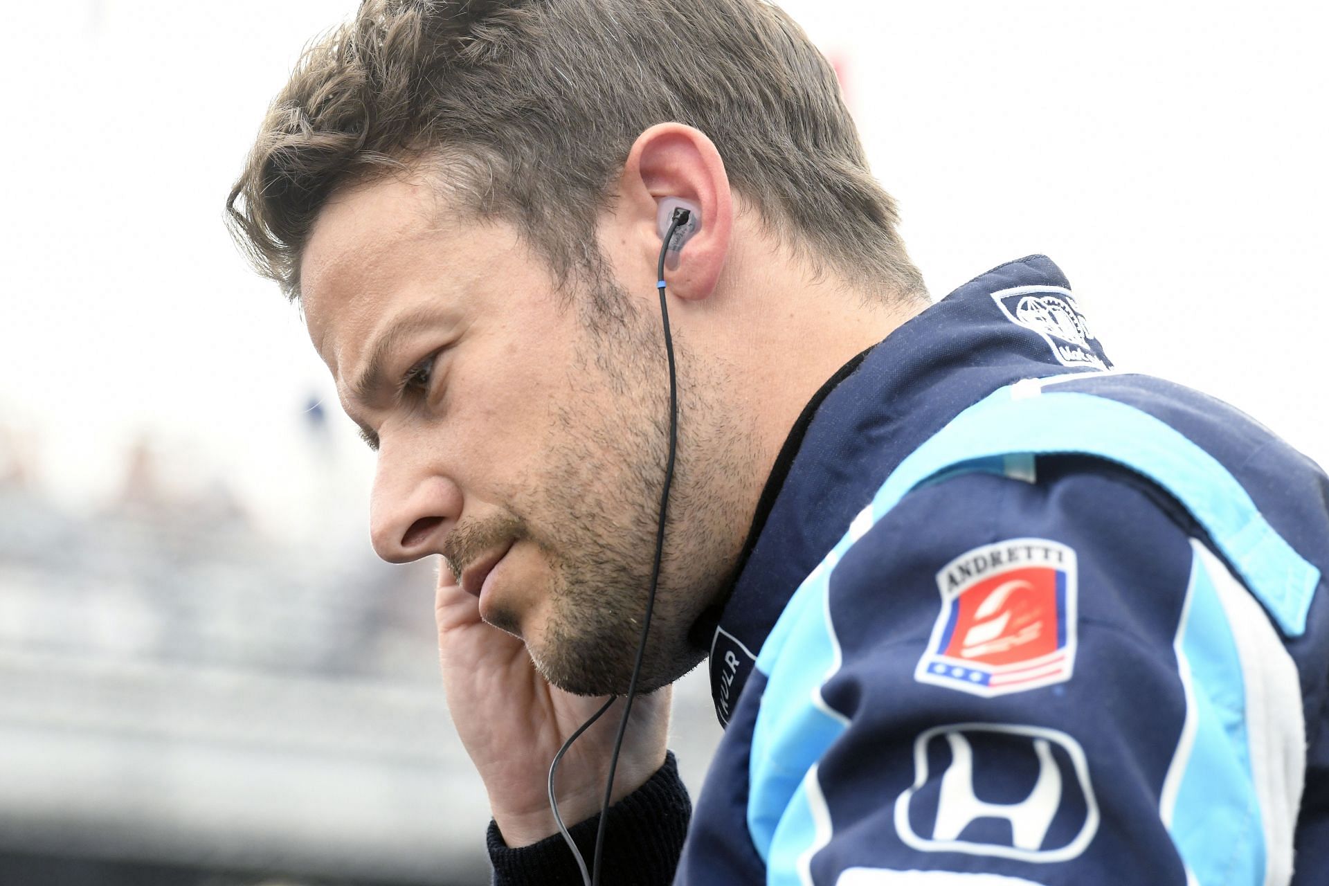 Marco Andretti at the 106th Indianapolis 500 Qualifying - Source: Getty