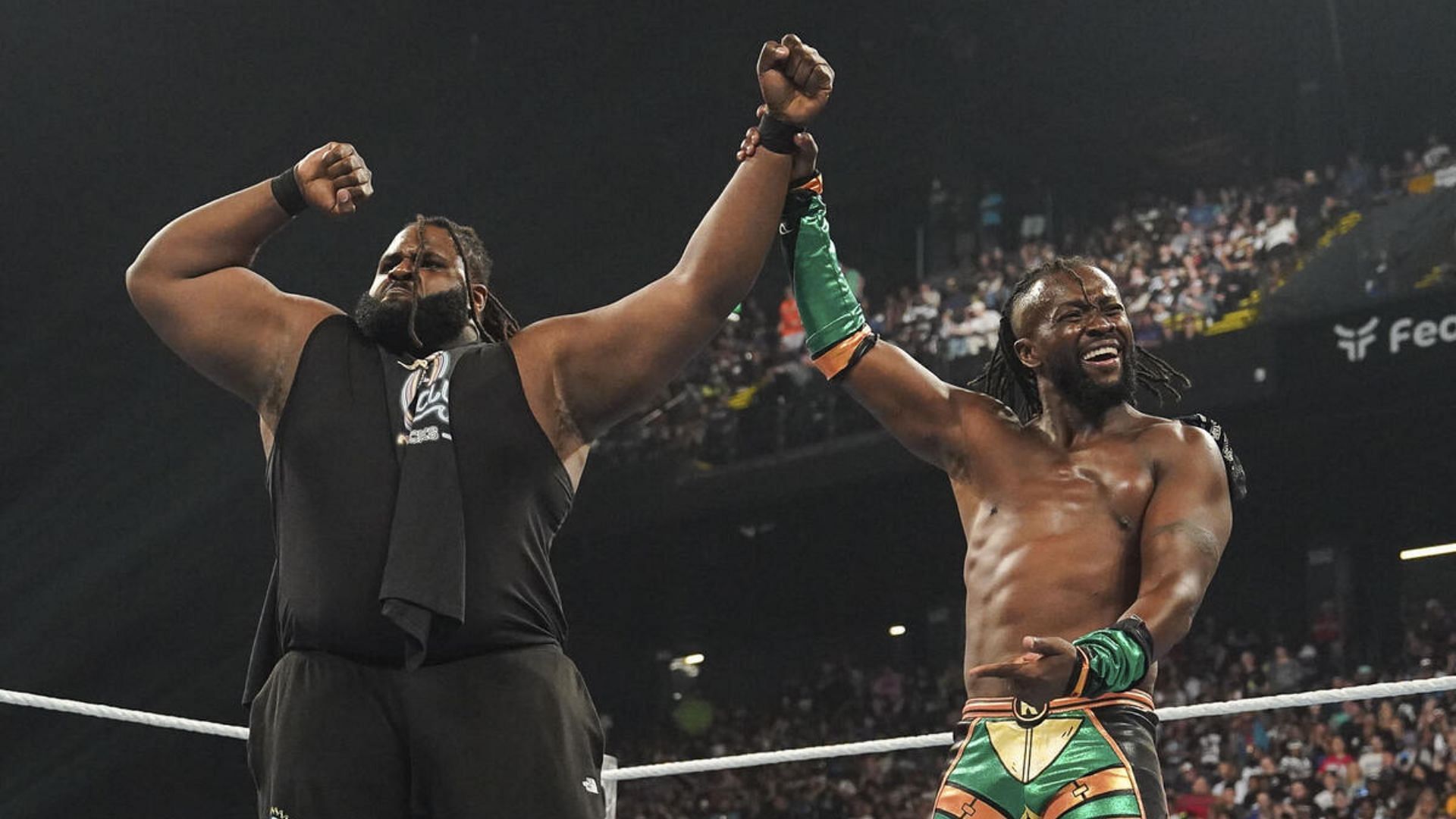 Odyssey Jones and Kofi Kingston. (Photo: WWE.com)