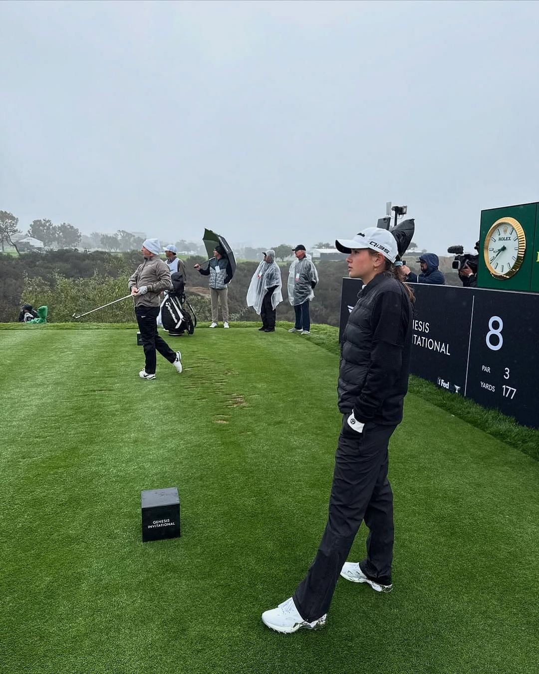 Kai Trump shares a moment with former No. 1 golfer Rory McIlroy