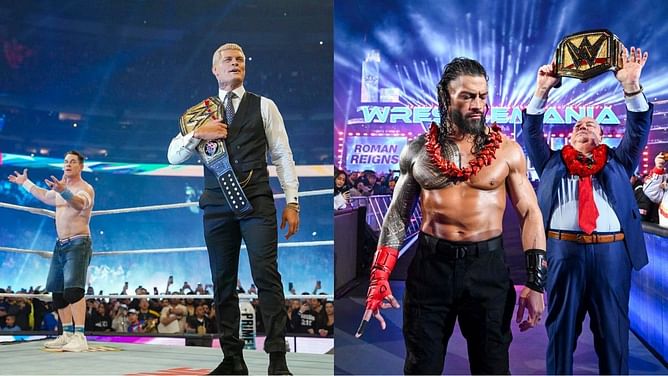 3 कारण क्यों Roman Reigns को WrestleMania 41 में John Cena vs Cody Rhodes के अनडिस्प्यूटेड WWE टाइटल मैच में शामिल करना चाहिए