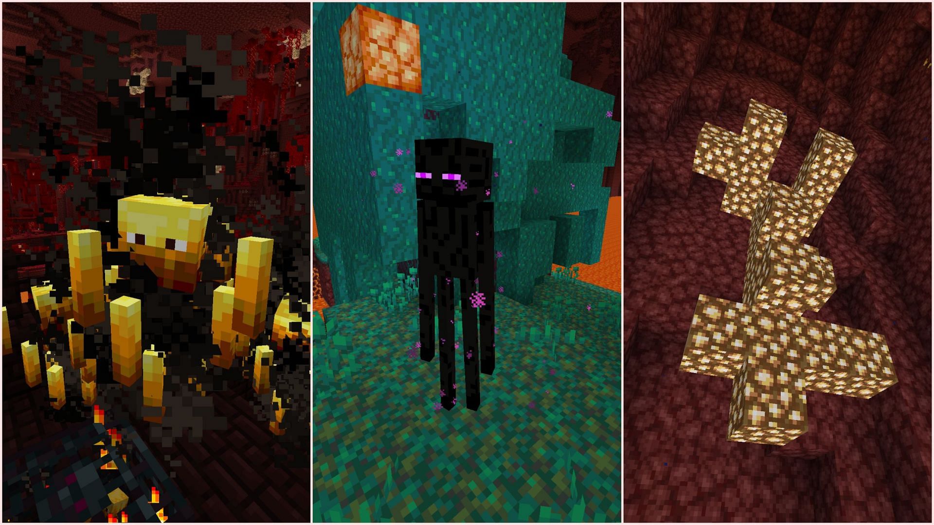 There are many blocks and items to get from the Nether (Image via Sportskeeda Gaming/Mojang Studios)