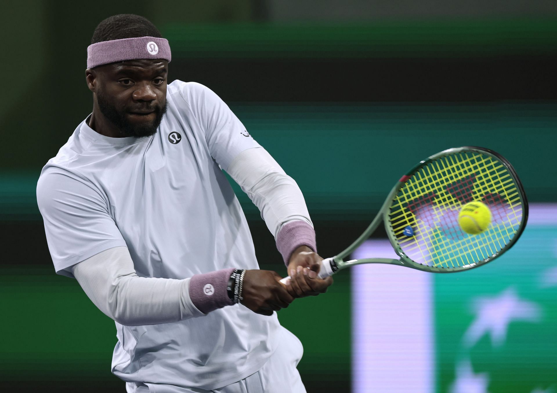 Tiafoe in action at the BNP Paribas Open - Source: Getty