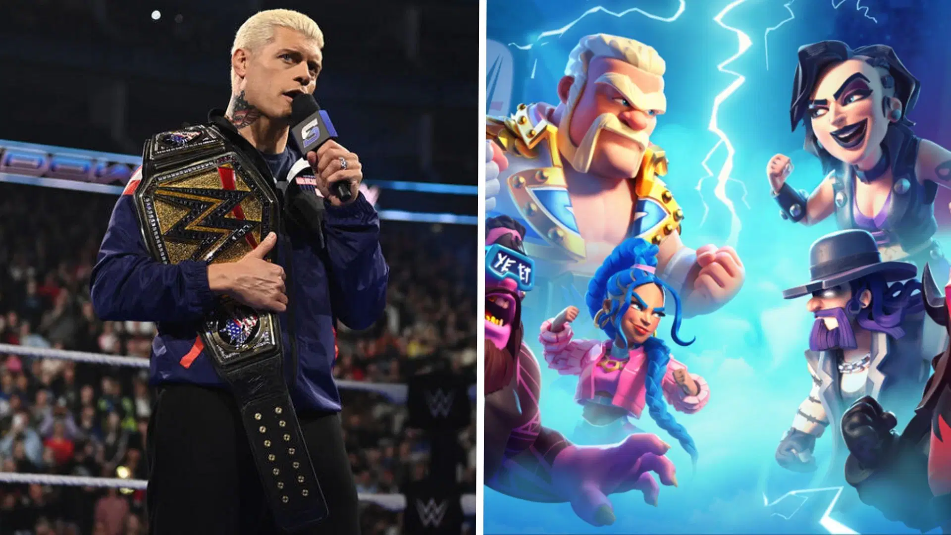Cody Rhodes is part of WWE and Clash of Clans