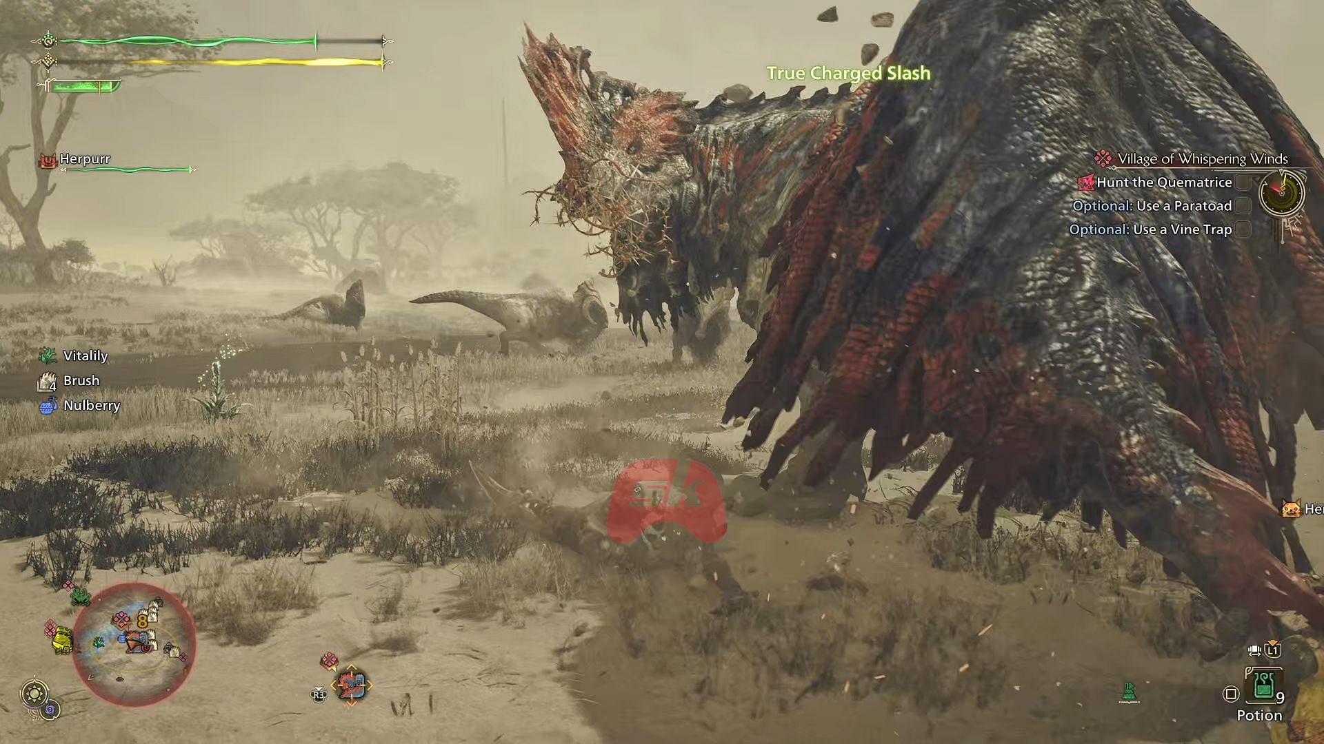 The rooster-like wyvern from Monster Hunter Wilds (Image via Sportskeeda Gaming || Capcom)