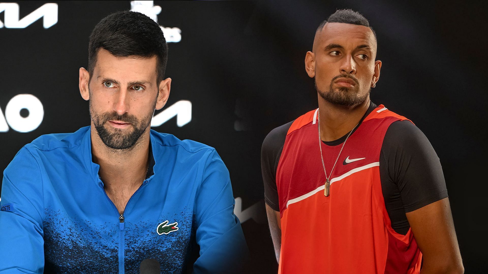 Novak Djokovic and Nick Kyrgios - Source : Getty