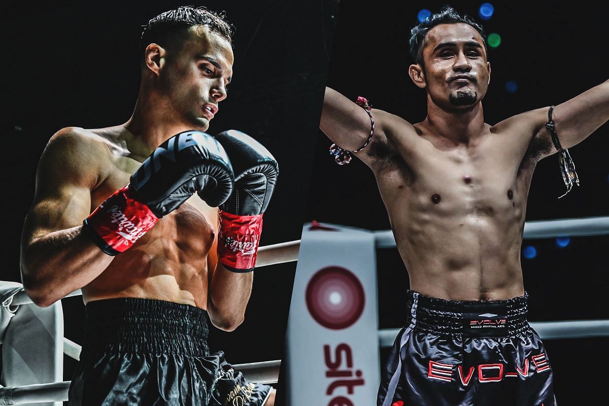 Jonathan Di Bella (left) and Sam-A (right). [Photos from ONE Championship]