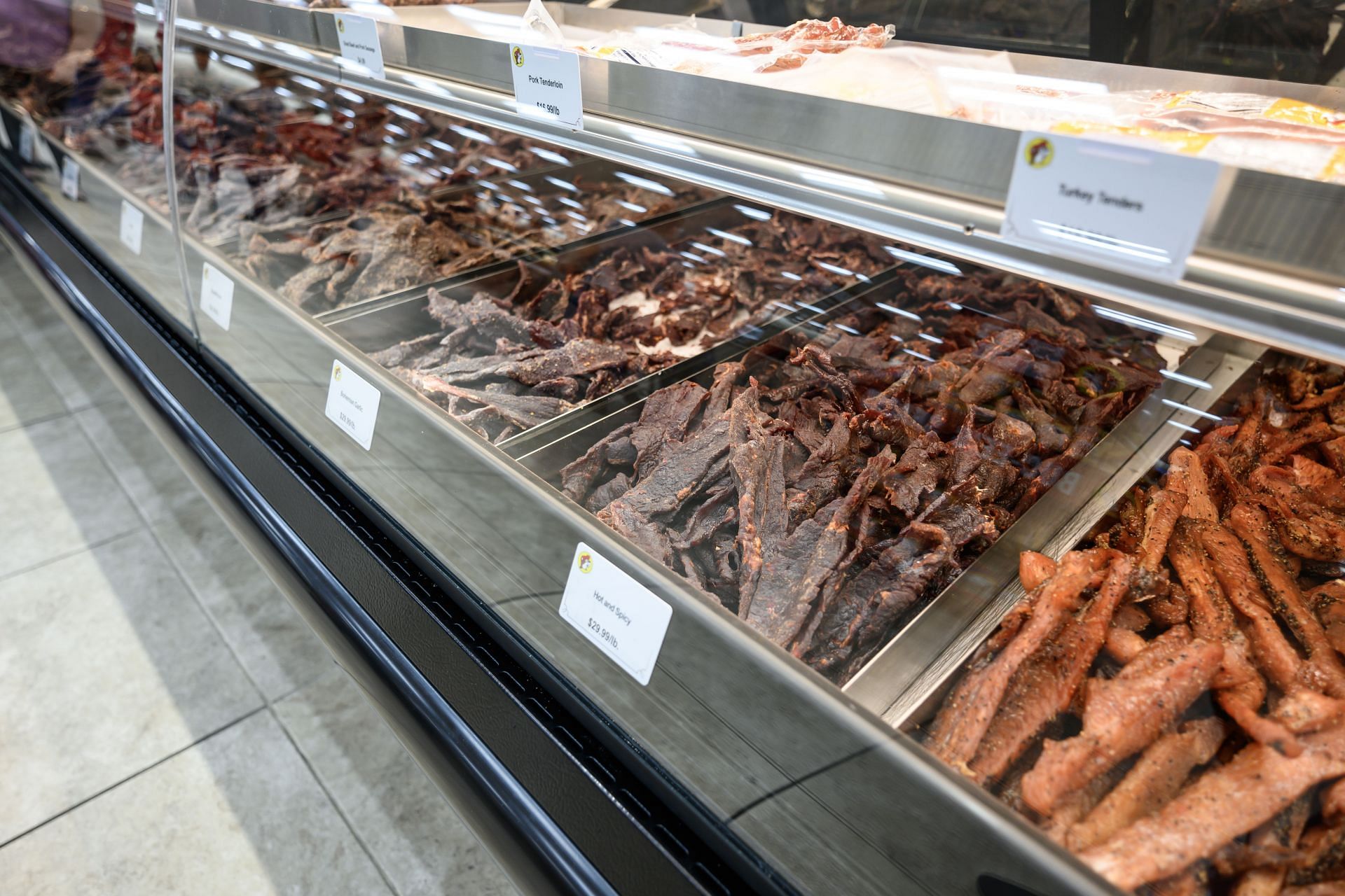 Beef jerky from Buc-ee&#039;s (Image via Getty)