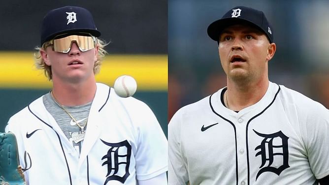 Tarik Skubal sends a 2-word reminder to Tigers' top prospect Max Clark about his MC chain demand