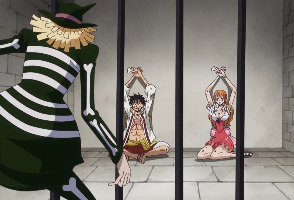Monkey D. Luffy in One Piece.