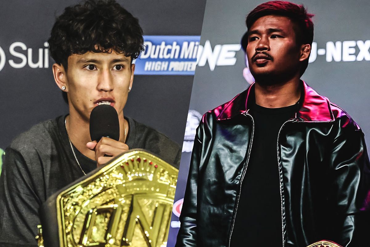 Nabil Anane (left) and Superlek (right) | Image credit: ONE Championship