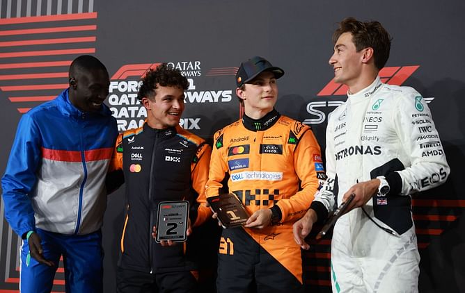 Oscar Piastri pulls no punches as he responds to George Russell's remarks about McLaren