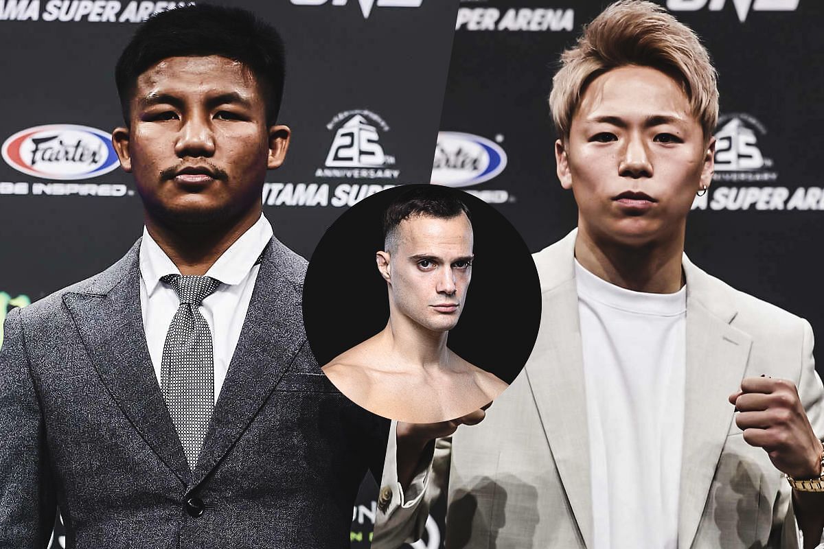 Rodtang Jitmuangnon, Jonathan Di Bella, Takeru Segawa - Photo by ONE Championship