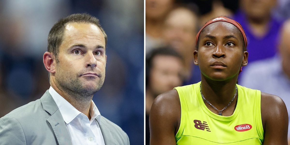 Roddick (L), Gauff (R), Source: Getty