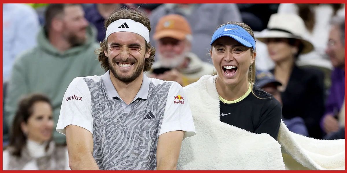 Stefanos Tsitsipas and Paula Badosa (Source: Getty)