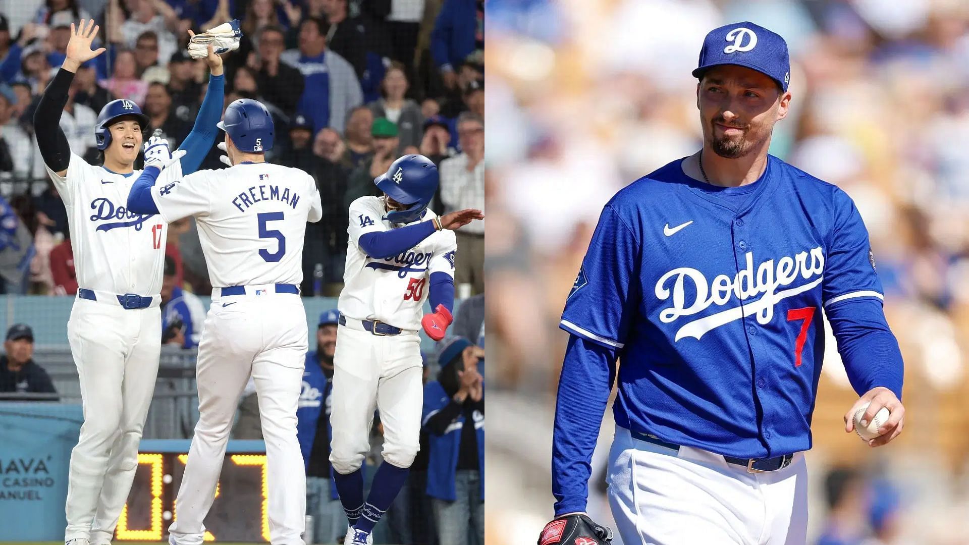 Blake Snell joins the Dodgers led by the elite trio of former MVPs Shohei Ohtani, Mookie Betts and Freddie Freeman (Source: Getty Images)