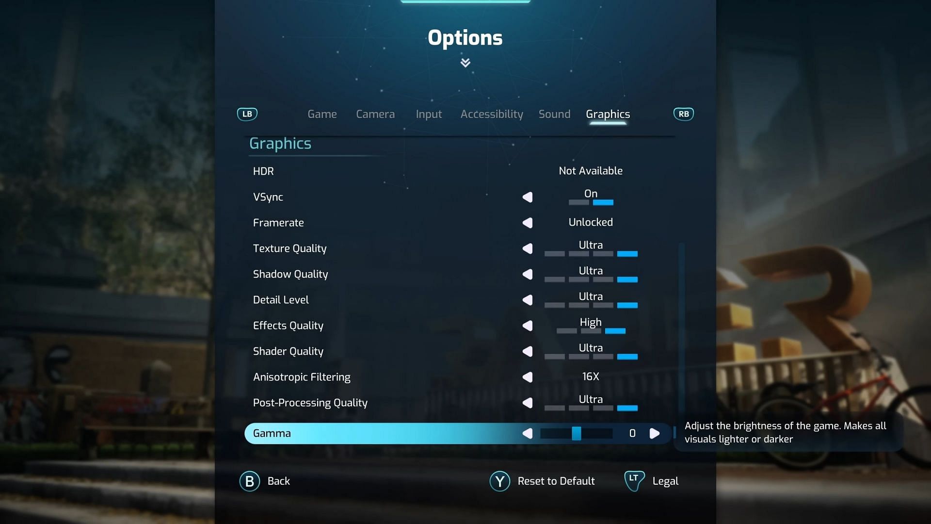 Split Fiction graphics settings page (Image via Electronic Arts)